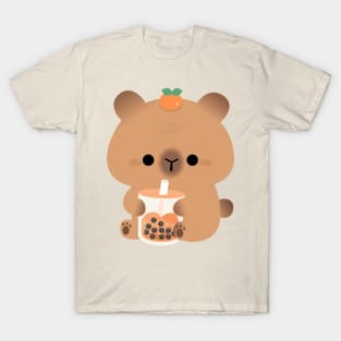 Capybara Boba Tea T-Shirt